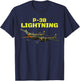 The great twin engine, P-38 Lightning Aviation . T-Shirt - T-Shirt | Navy