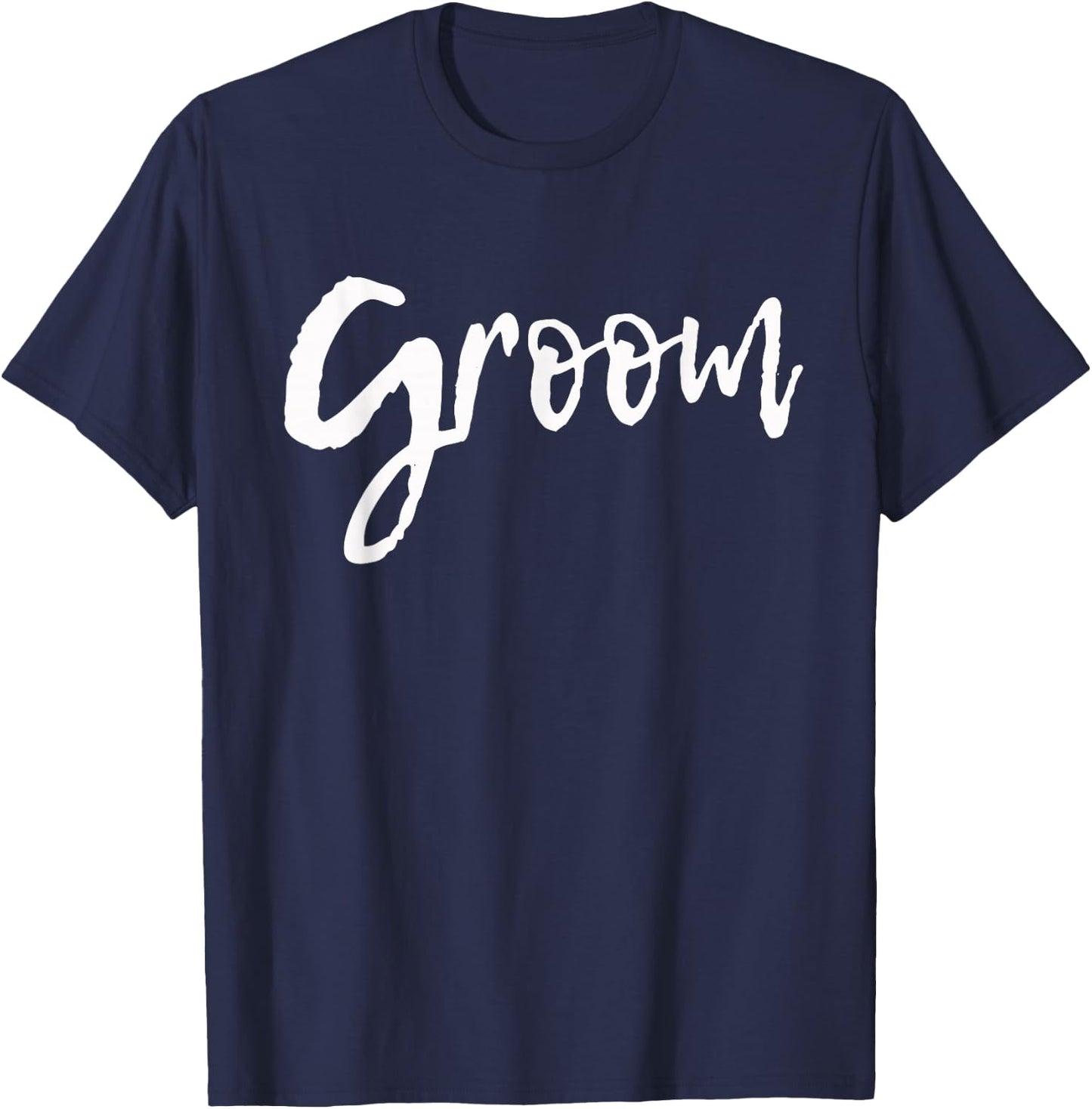 Matching Groom for Bride and Groom T-Shirt - T-Shirt | Navy