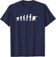 Human Evolution Long Range Shooter Long Range Shooting T-Shirt - T-Shirt | Navy