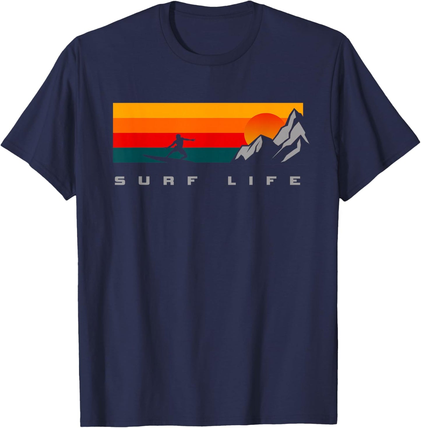 Surfing Surf T-Shirt - T-Shirt | Navy