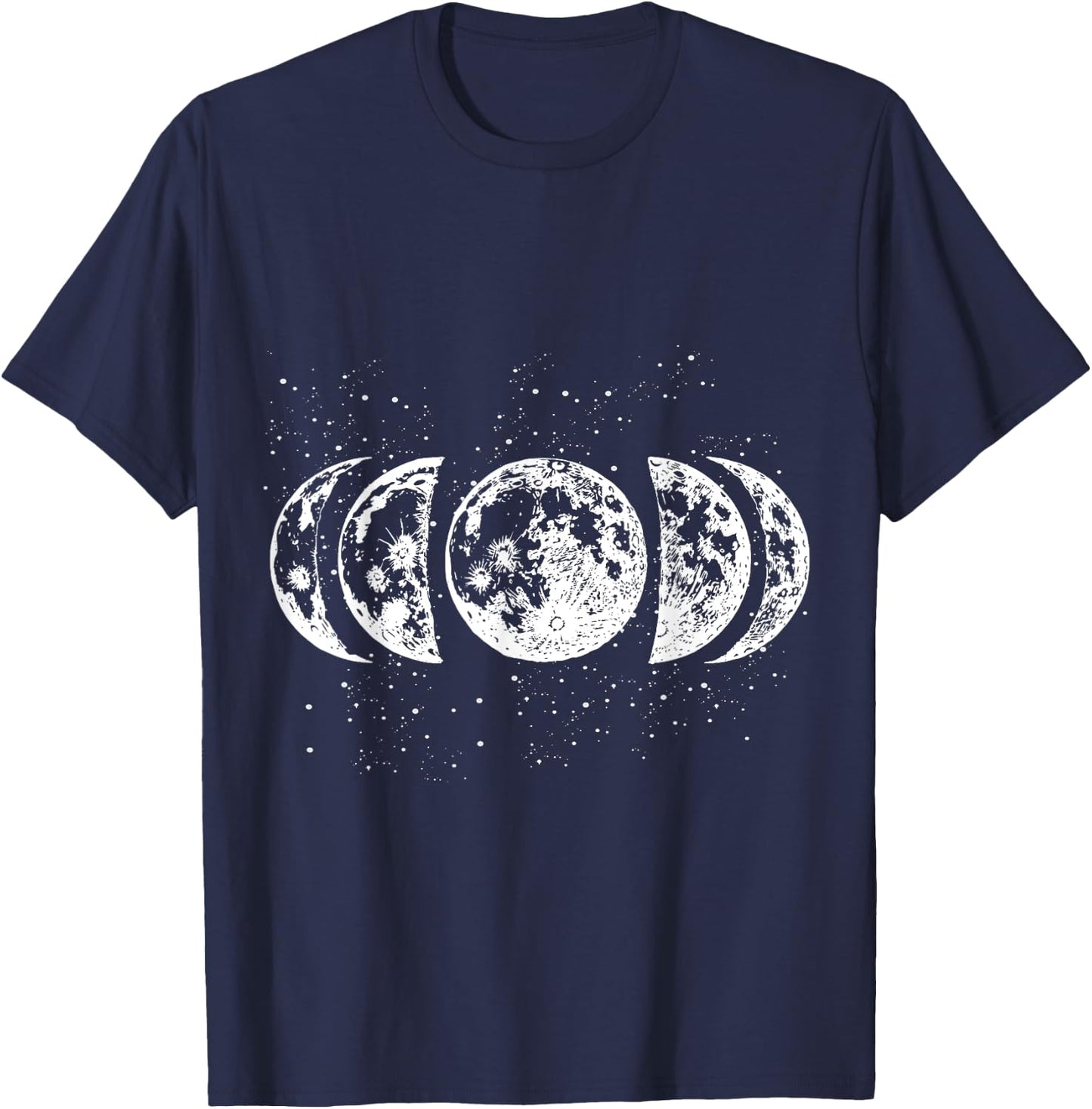 Moon Phases Astronomy T-Shirt - T-Shirt | Navy