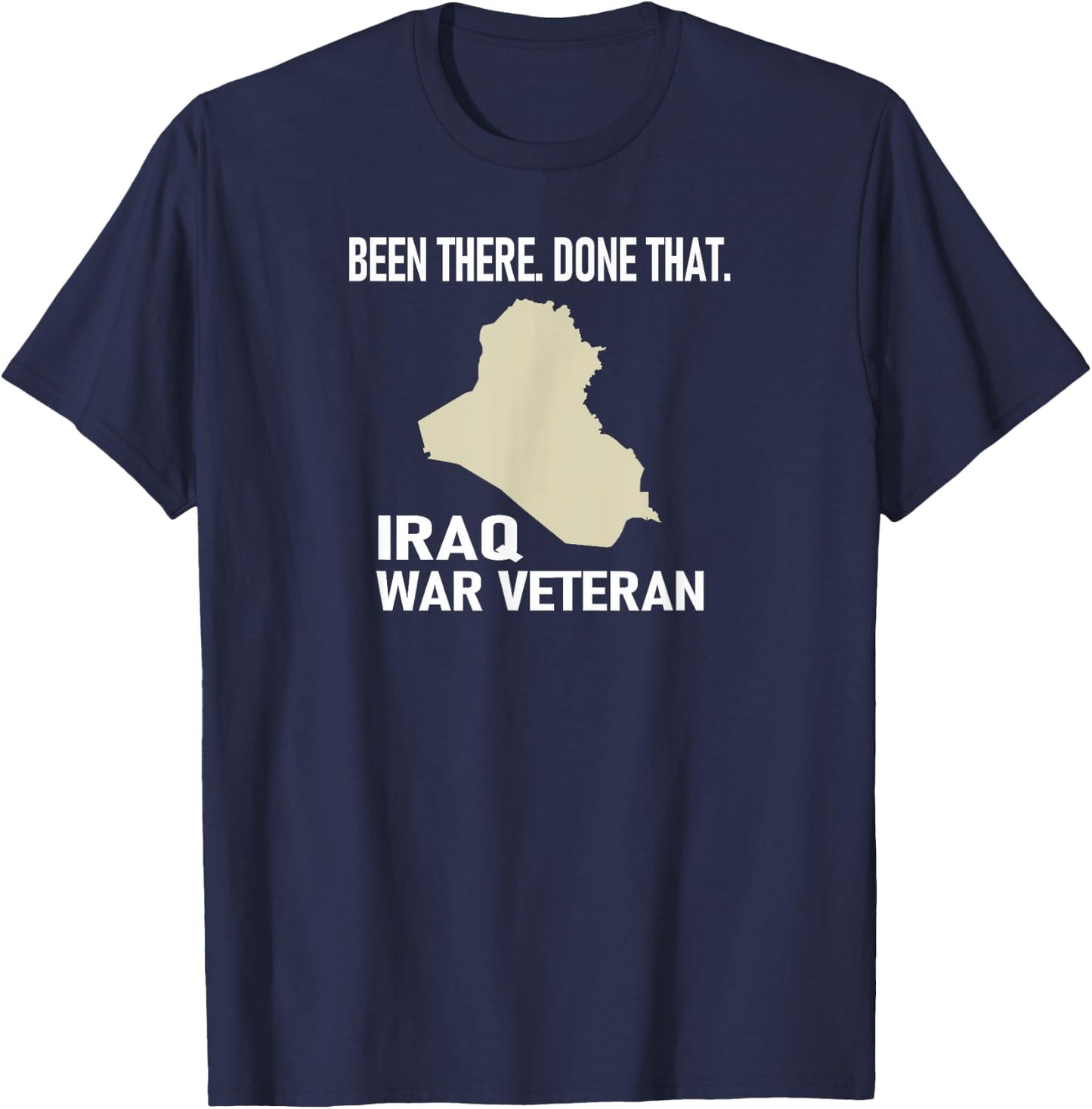 Iraq War Veteran T-Shirt - T-Shirt | Navy