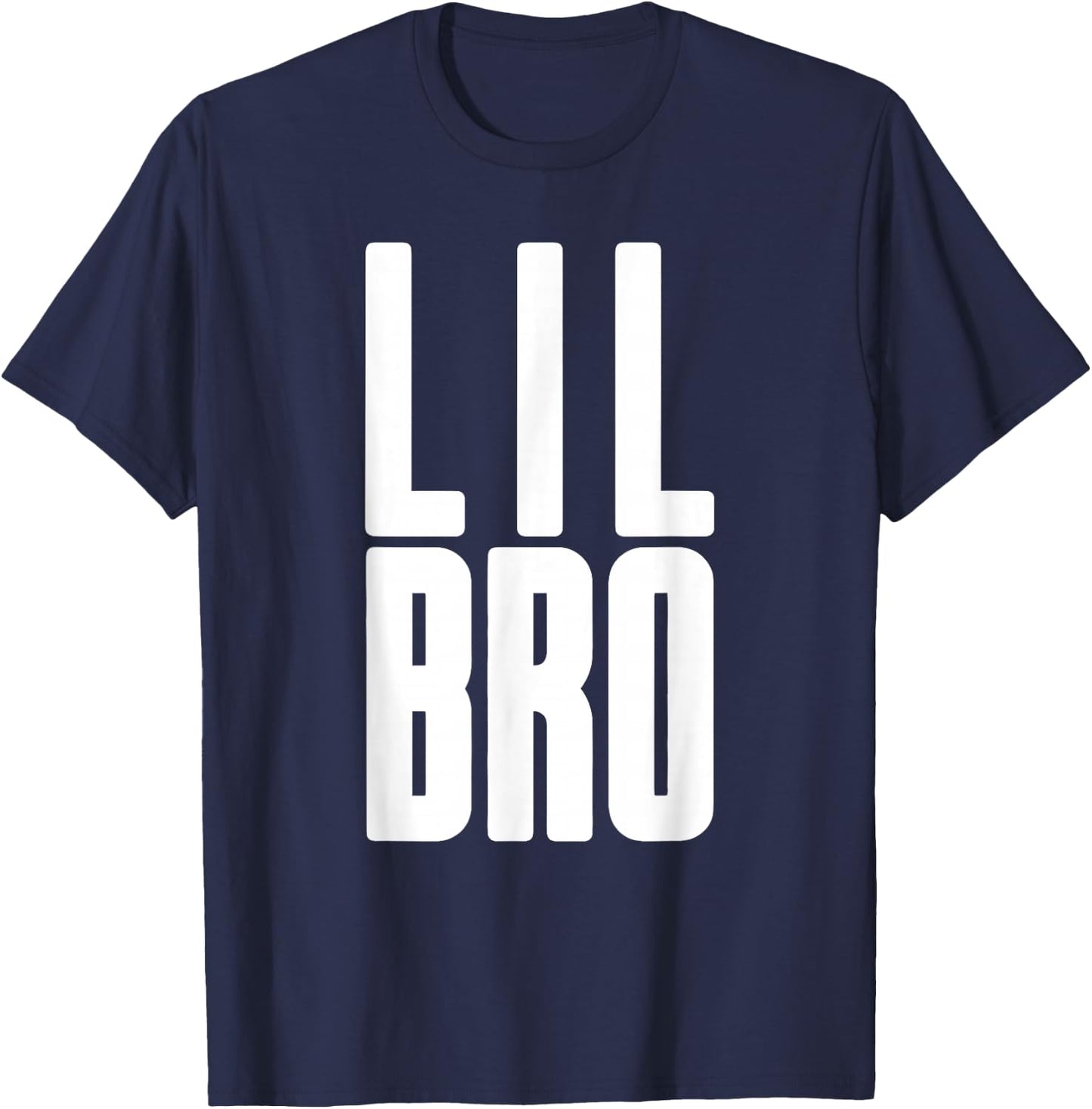 Lil Bro - Siblings Men Kids Adult Fraternity Little Brother T-Shirt - T-Shirt | Navy