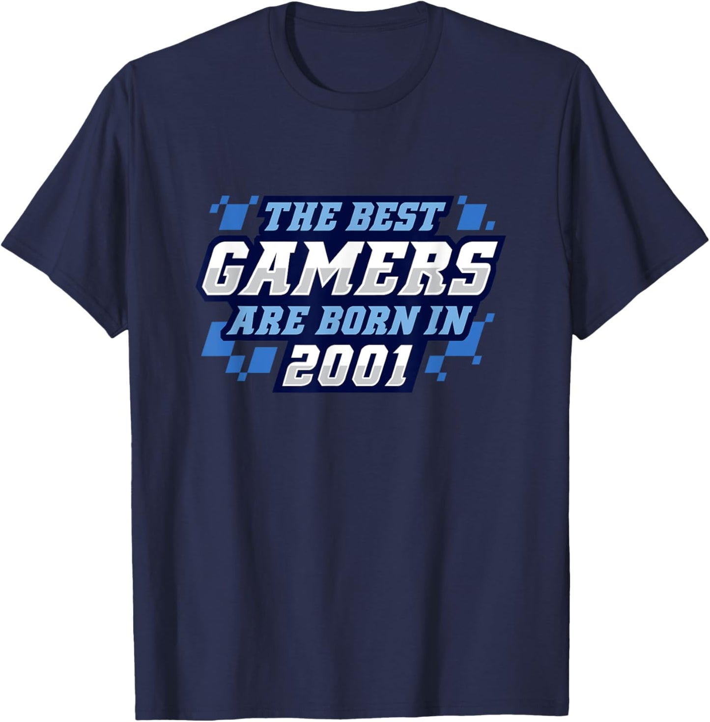 24 Year Old Video Gamer: Video Games 2001 24th Birthday T-Shirt - T-Shirt | Navy