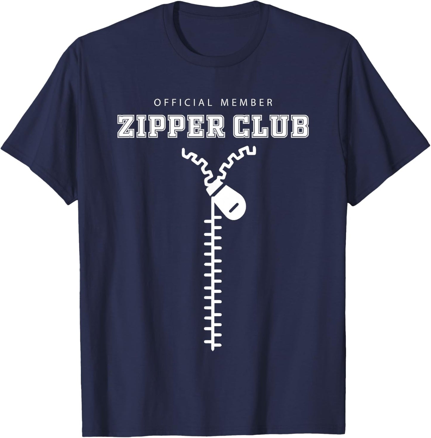 Official Member Zipper Club Heart Surgery T-Shirt - T-Shirt | Navy