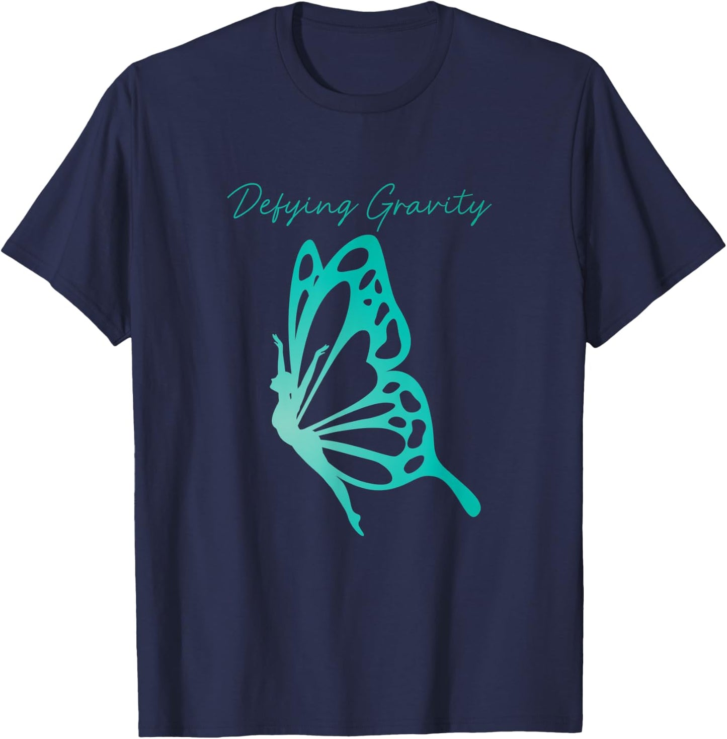 Defying Gravity - Aerial Dancing T-Shirt - T-Shirt | Navy