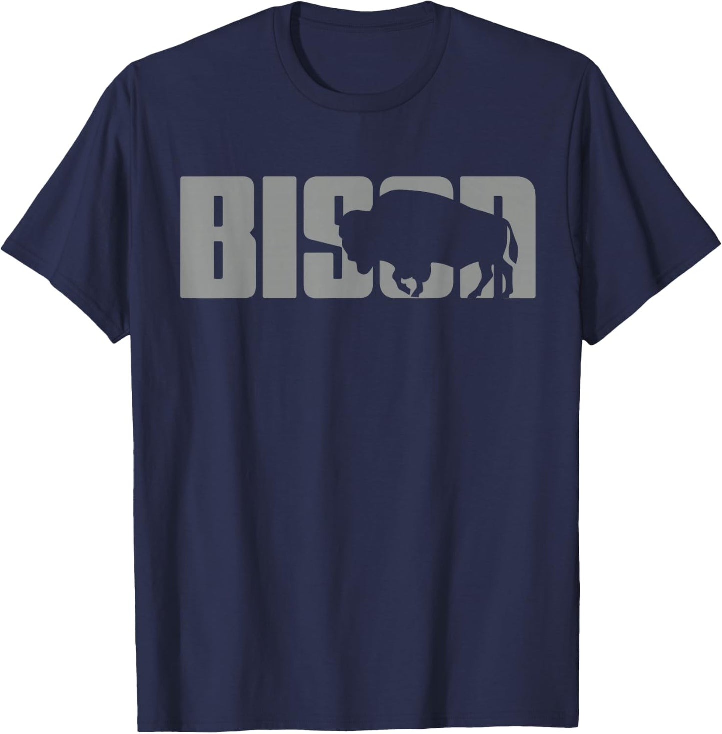 Bison Lover Buffalo Clothing - Buffalo Bison T-Shirt - T-Shirt | Navy