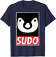 SUDO - Linux & Coding Humor & Nerd Pride Sudo Style Apparel T-Shirt - T-Shirt | Navy