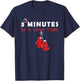 Boxing coach Quote, 3 Minutes is a long time in ring, boxer T-Shirt - T-Shirt | Navy