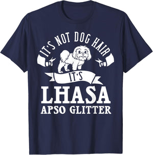 Lhasa Apso Dog Gift Puppies Owner Lover T-Shirt - T-Shirt | Navy