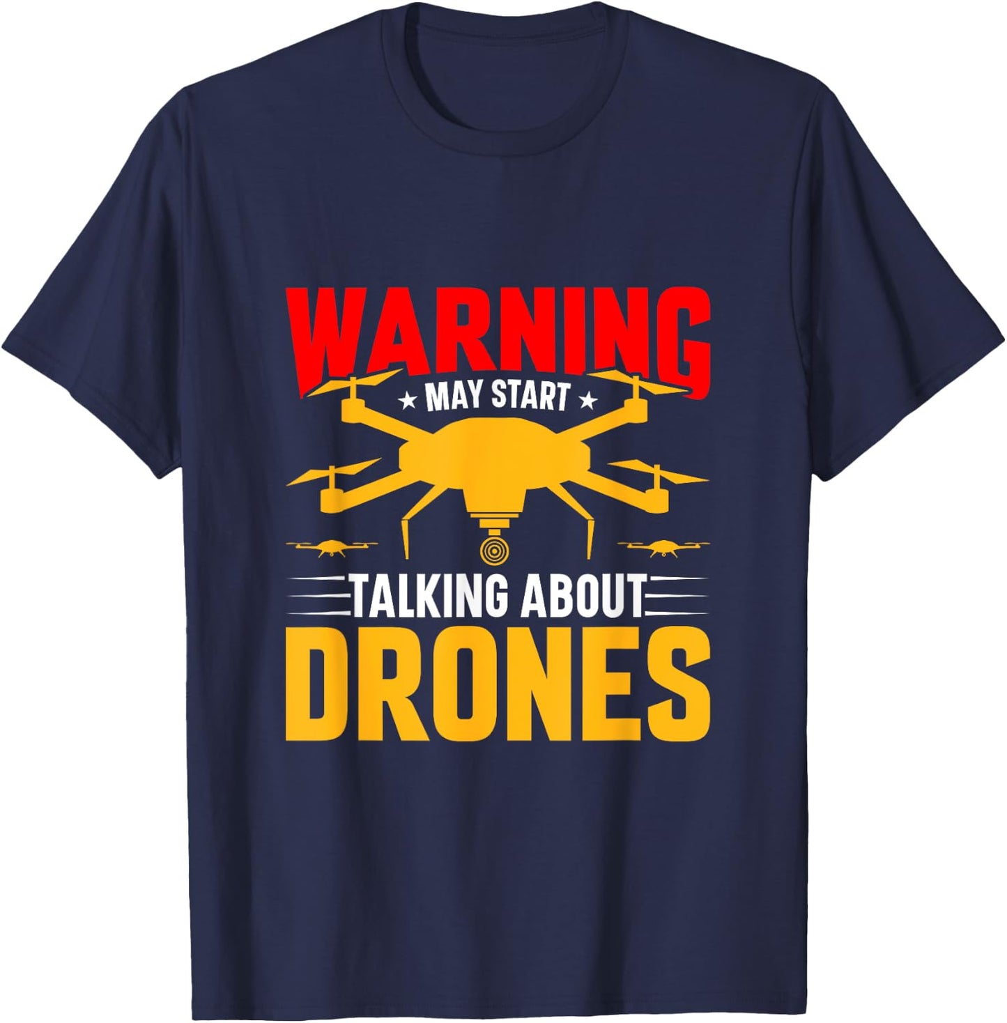 Funny Drone Pilot Design Women Kids Drone Operator T-Shirt - T-Shirt | Navy
