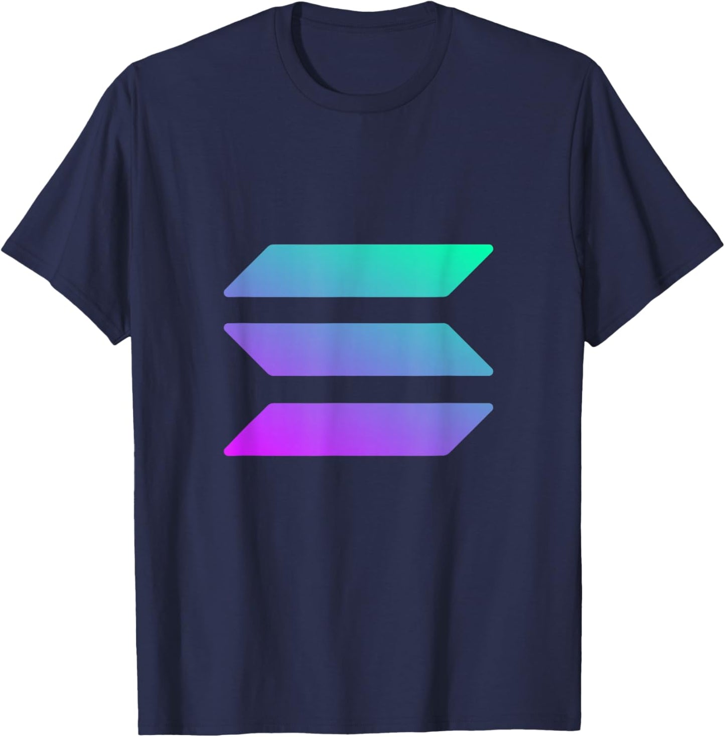 Solana Logo The Crypto To Rule Is SOL Crypto Logo T-Shirt - T-Shirt | Navy