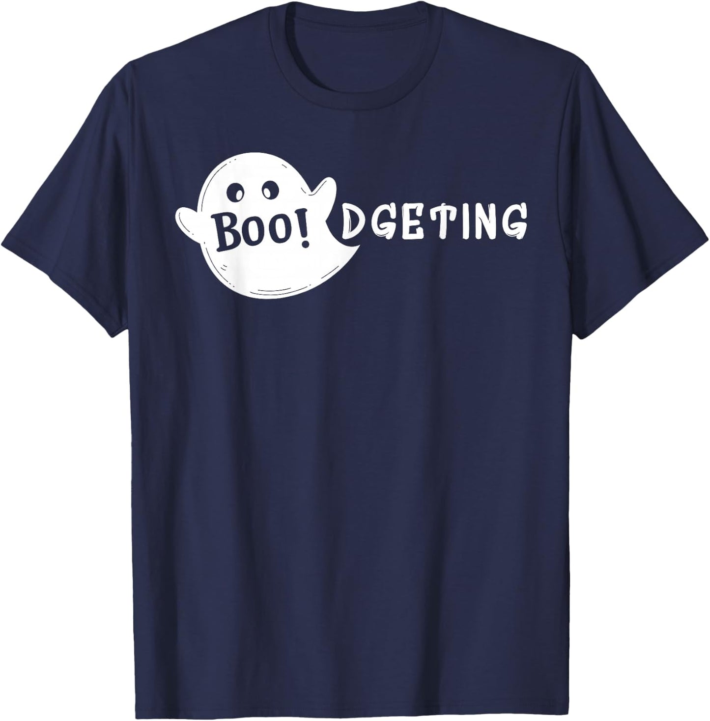 Boodgeting Halloween Humor Finance Department T-Shirt - T-Shirt | Navy