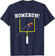 Funny Homerun Football Baseball Sports Mix Up Humor T-Shirt - T-Shirt | Navy