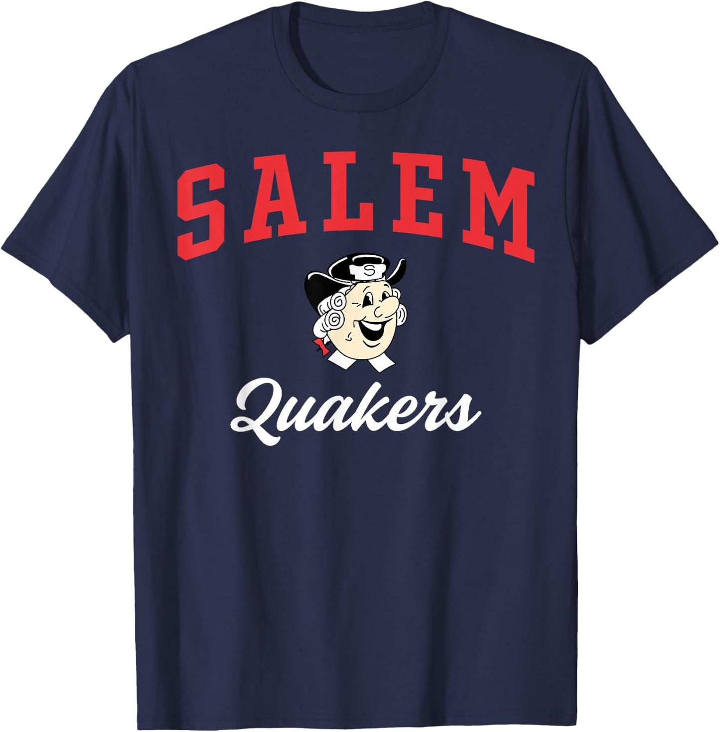 Salem High School Quakers C3 T-Shirt - T-Shirt | Navy