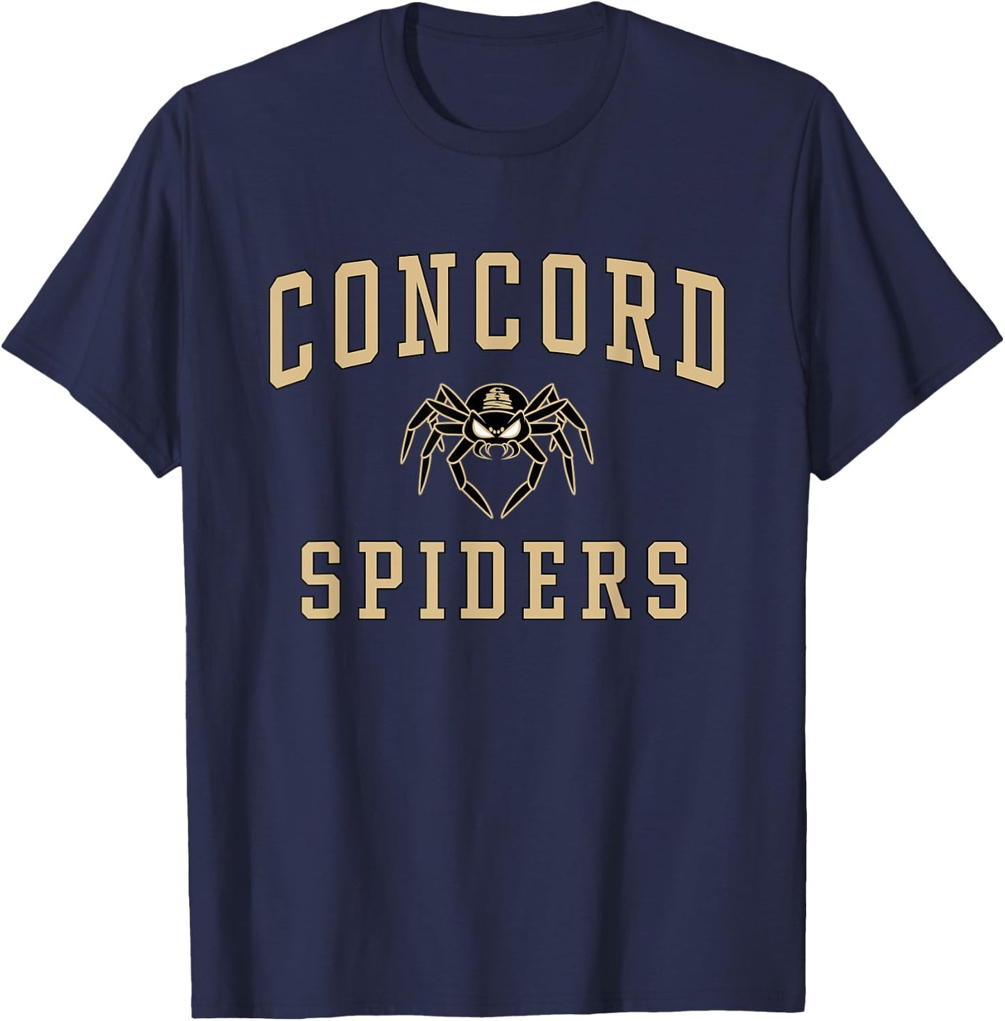 Concord High School Spiders C1 T-Shirt - T-Shirt | Navy