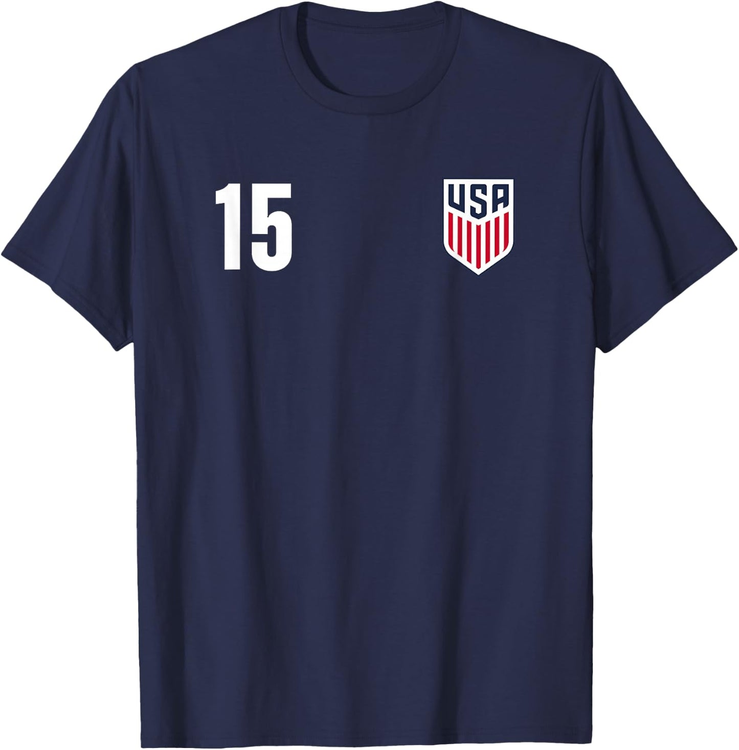 Officially Licensed US Soccer Cristian Roldan, Legacy #15 T-Shirt - T-Shirt | Navy