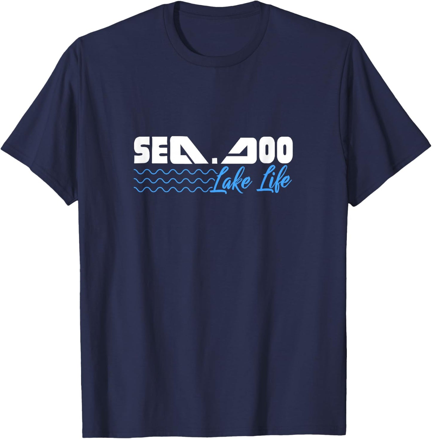 see doo lake life Design for a water sport fan T-Shirt - T-Shirt | Navy