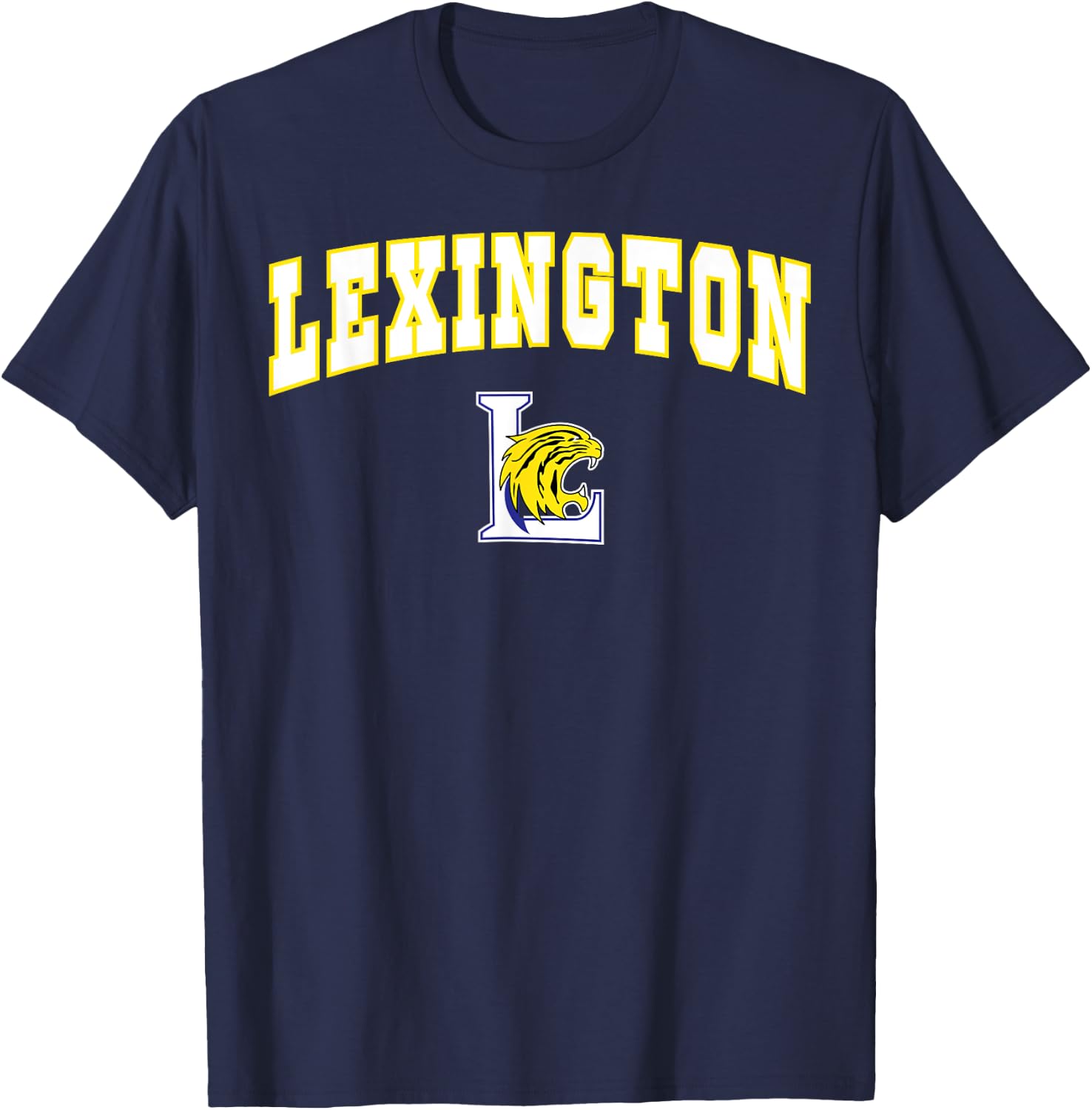 Lexington High School Wildcats C2 T-Shirt - T-Shirt | Navy