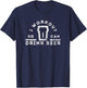 I Workout So I Can Drink Beer: Funny Gym Drinking T-Shirt - T-Shirt | Navy