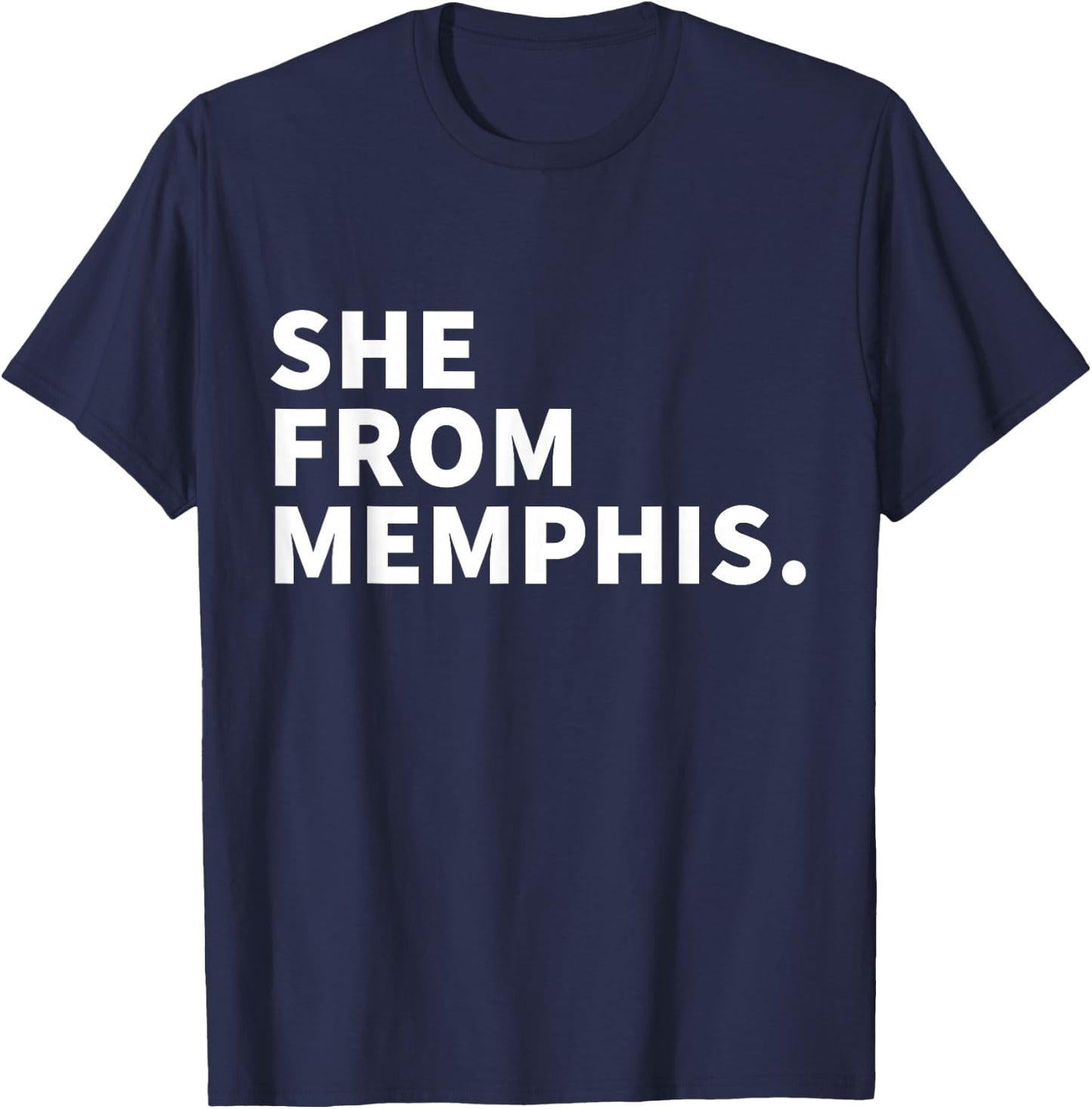 She from Memphis T-Shirt - T-Shirt | Navy