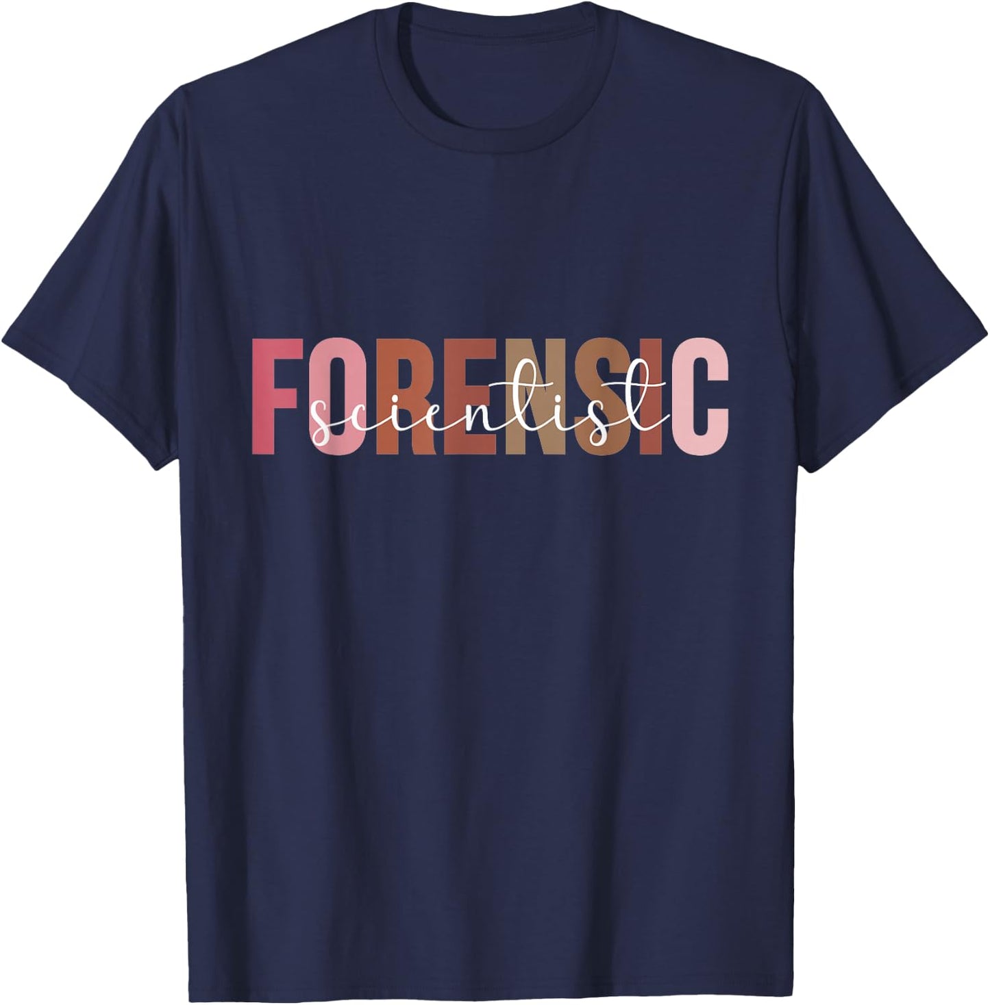 Boho Forensic Scientist Forensic Science T-Shirt - T-Shirt | Navy