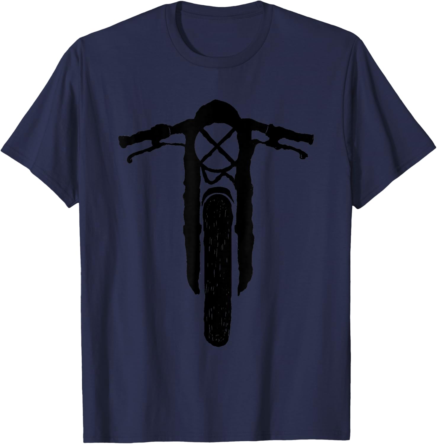 Cafe Racer - Vintage Motorcycle - Scrambler - Retro Bike T-Shirt - T-Shirt | Navy