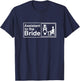 The Assistant To Bride Bachelorette Party Matching Outfits T-Shirt - T-Shirt | Navy