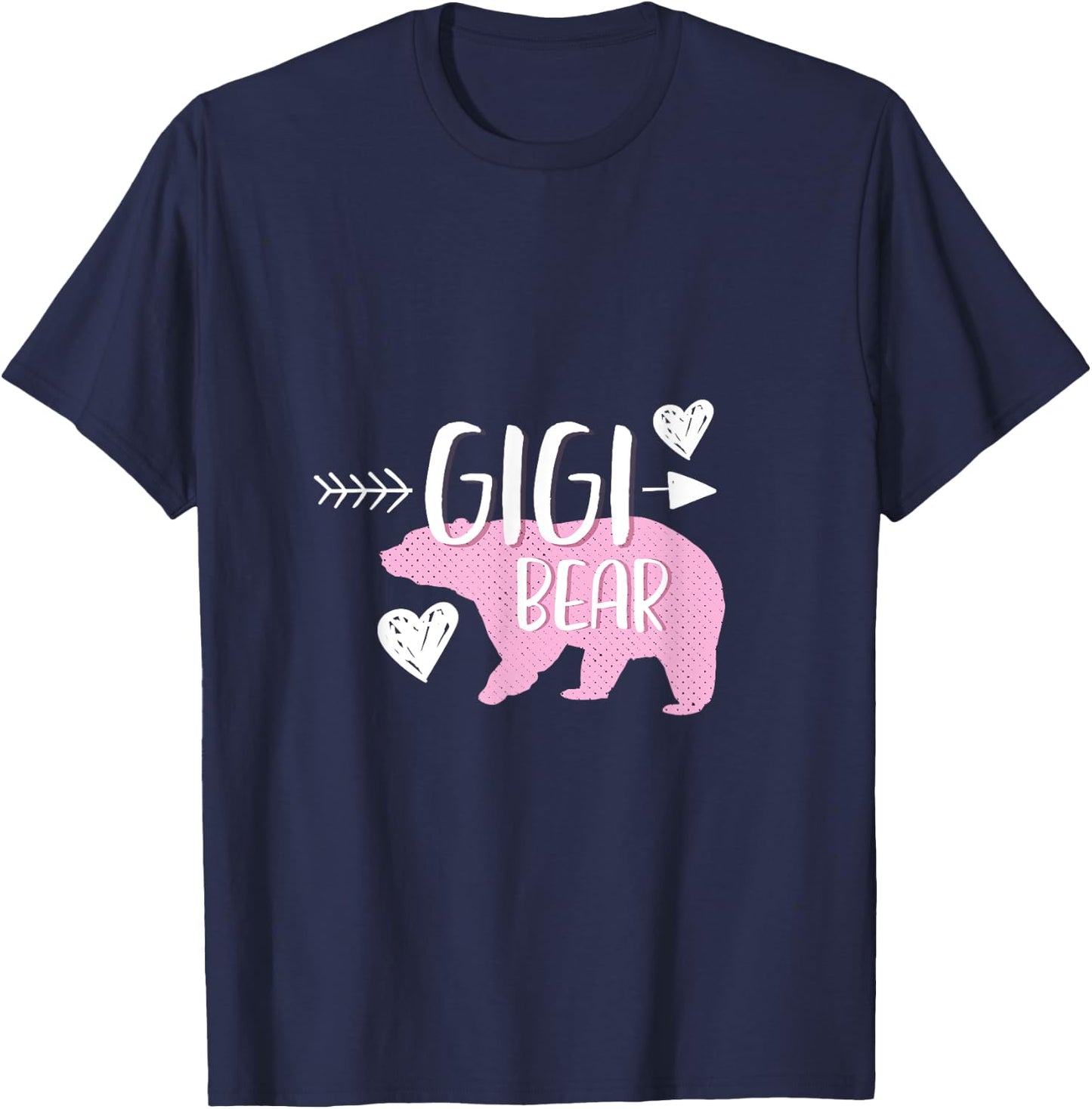 Mother's Day Gigi Bear For Your Mom and Grandma Christmas T-Shirt - T-Shirt | Navy