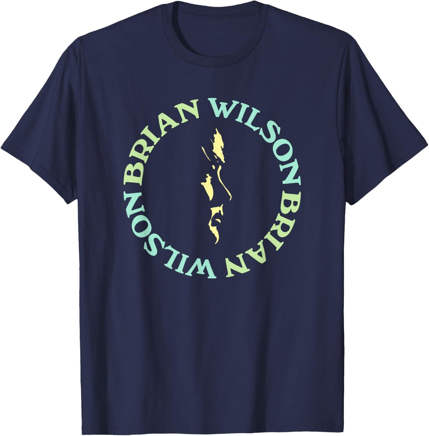 Brian Wilson – Brian Wilson Profile T-Shirt - T-Shirt | Navy