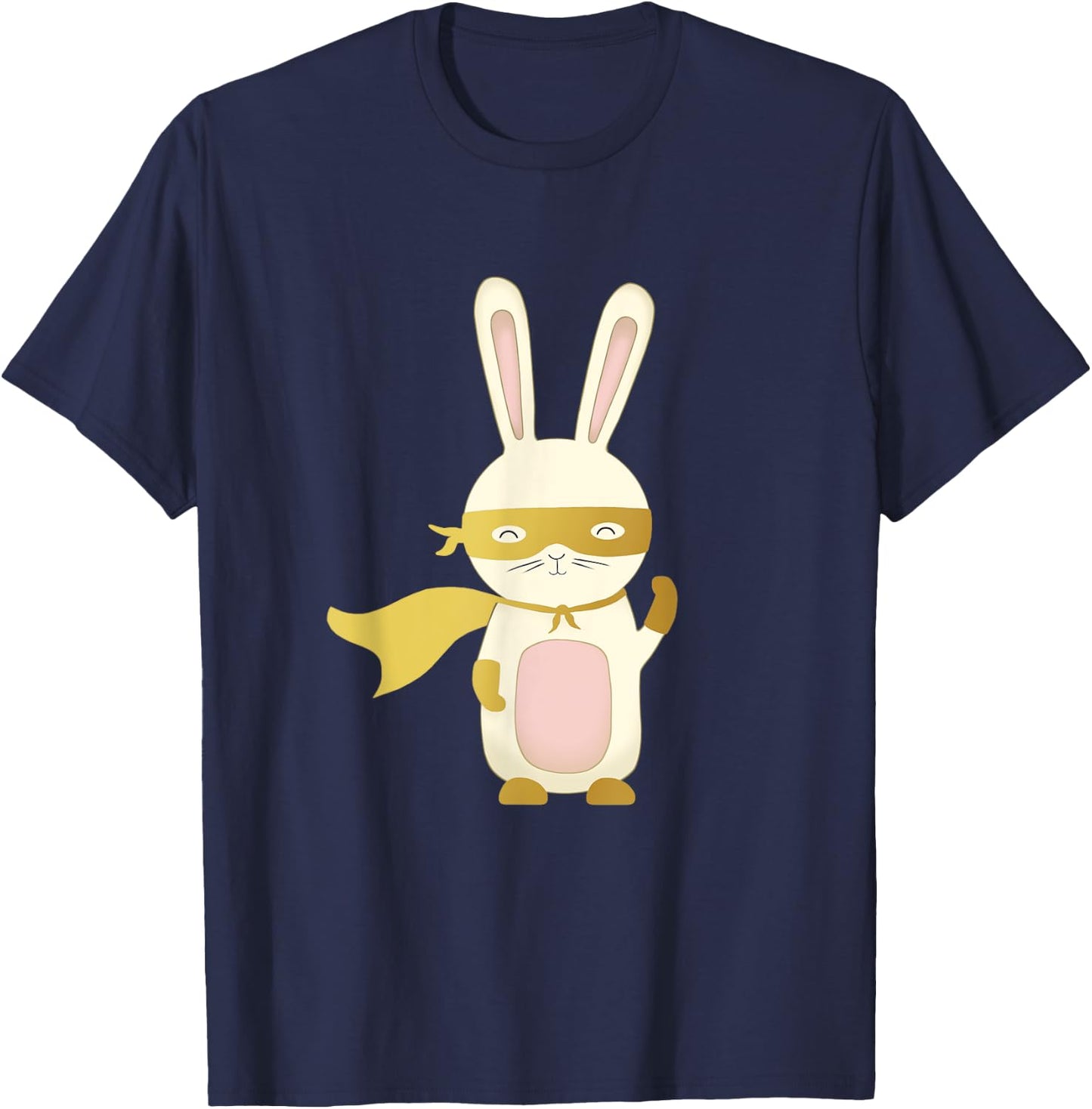 Super Rabbit | Women and Children - The Golden Hero T-Shirt - T-Shirt | Navy
