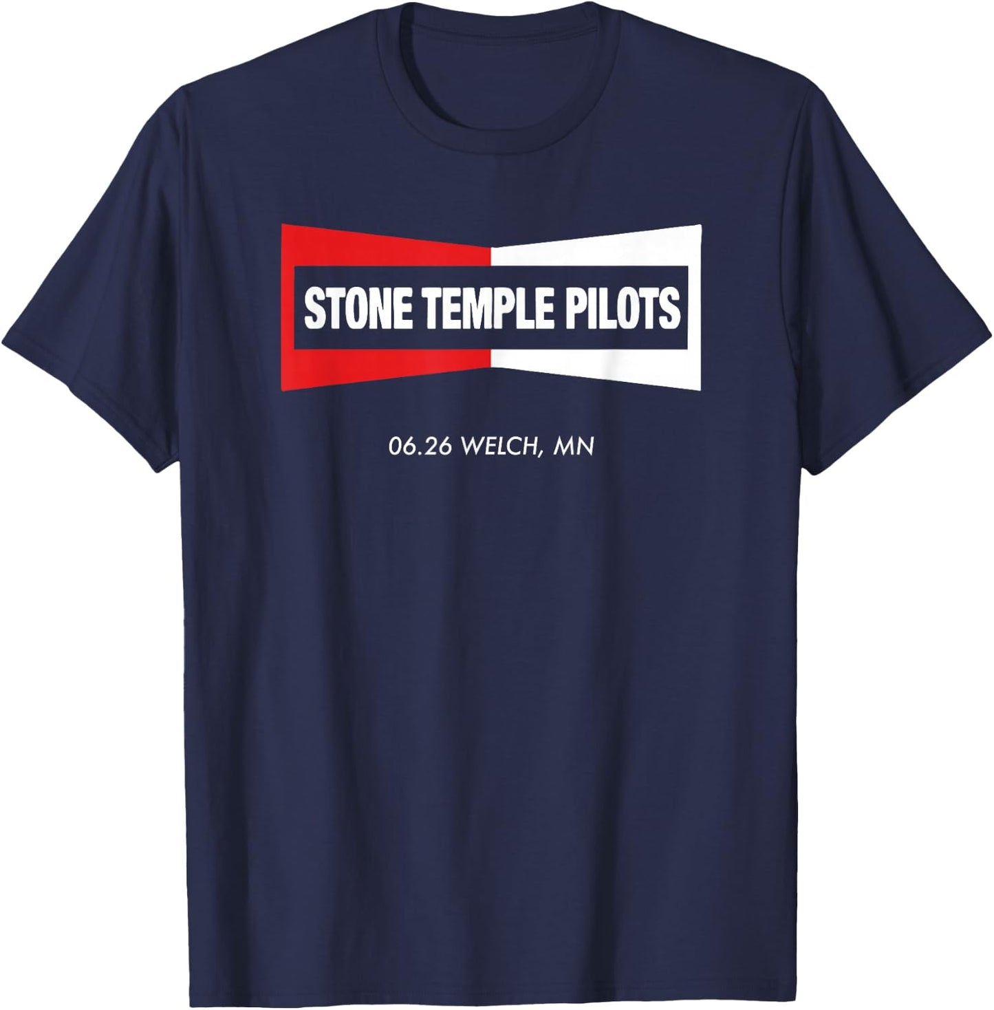 Stone Temple Pilots The Rise of Rock Welch T-Shirt - T-Shirt | Navy