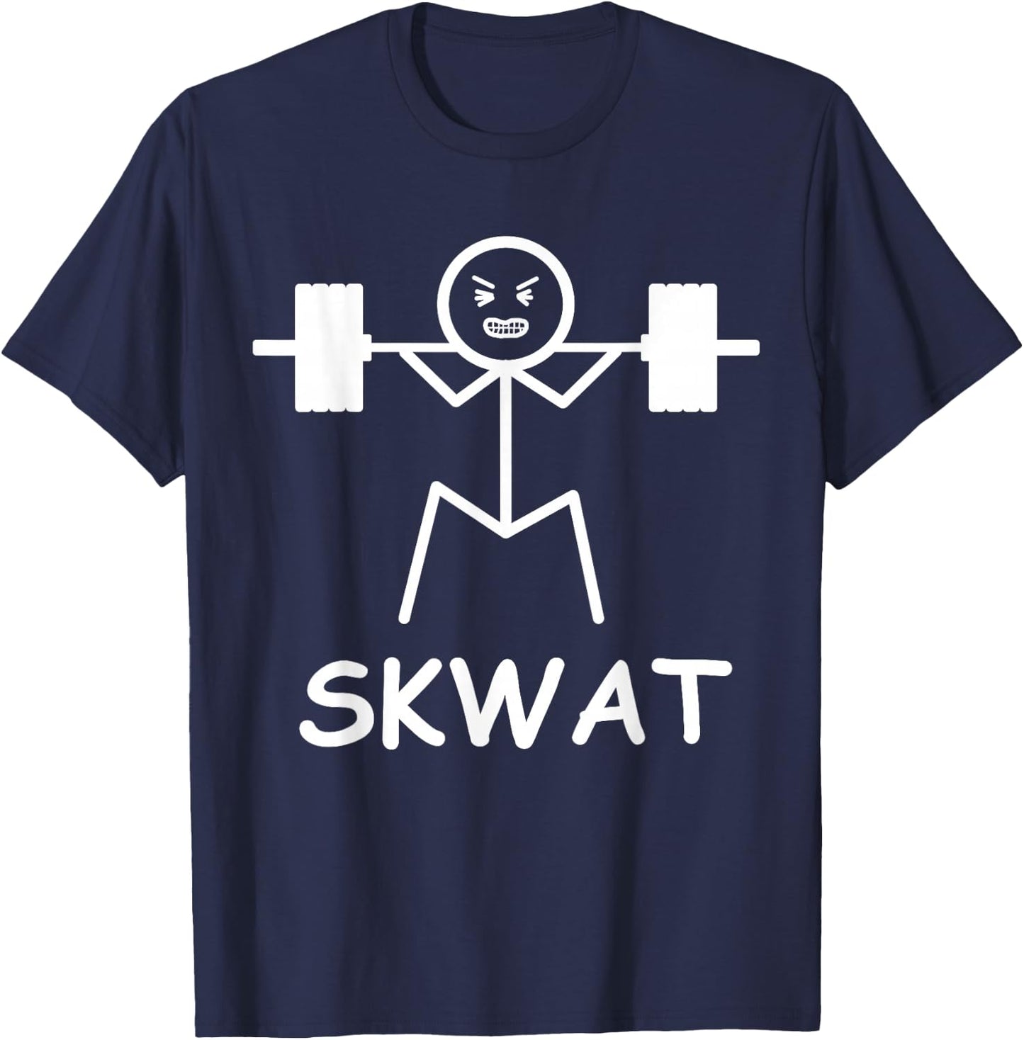 Skwat - Squat heavy T-Shirt - T-Shirt | Navy