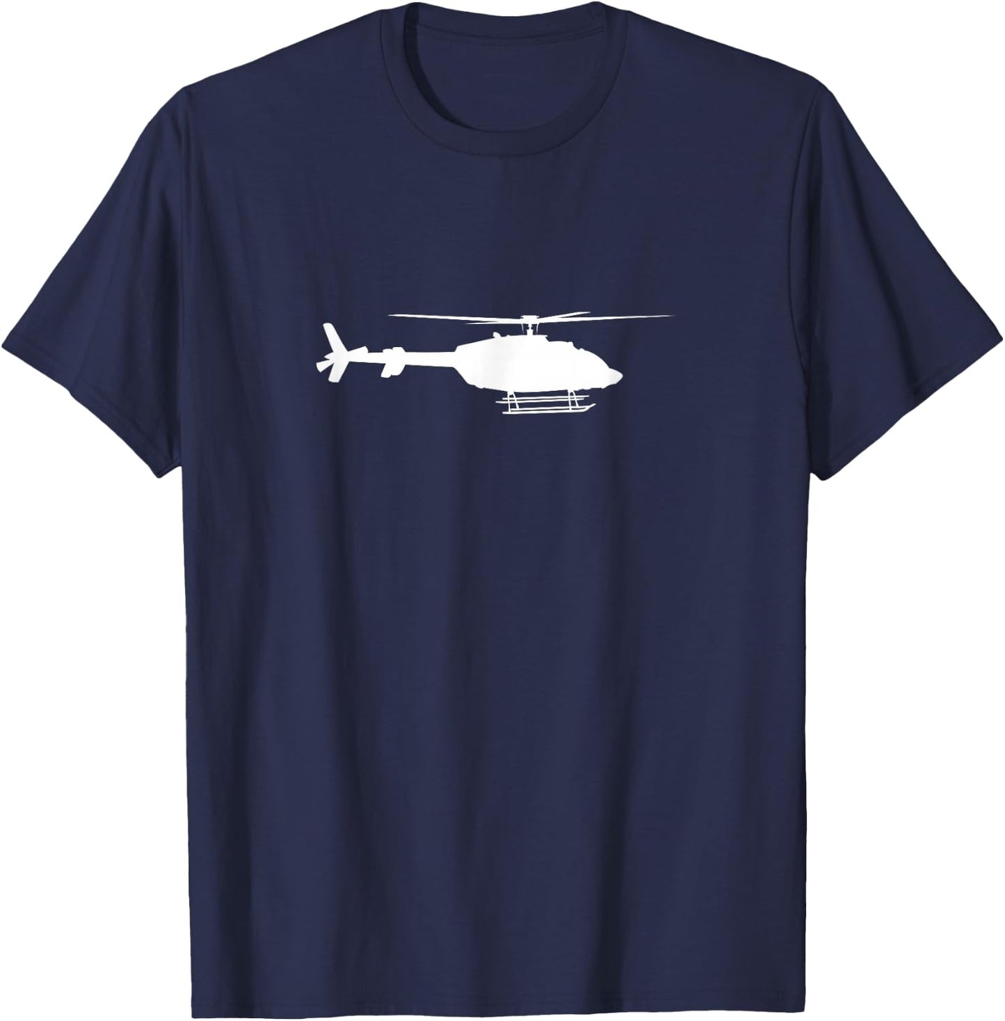 Bell 407 Helicopter Pilot or Crew T-Shirt - T-Shirt | Navy