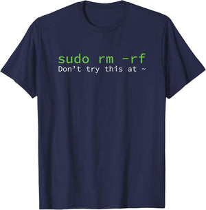 Funny Nerds, Computer & IT Tech Programmer, Developer Geek T-Shirt - T-Shirt | Navy