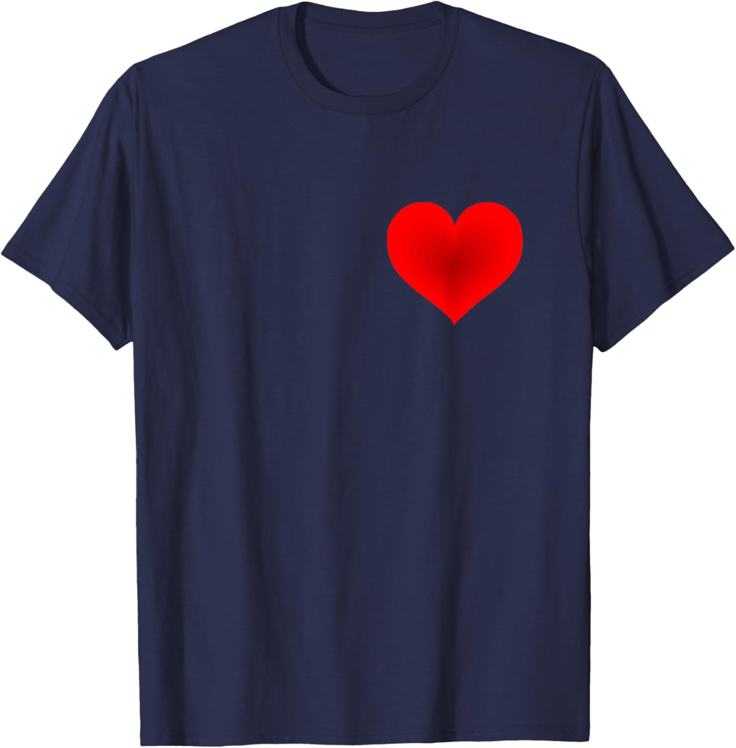 Beating Red Heart T-Shirt - T-Shirt | Navy