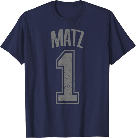 Matz Supporter Number 1 Greatest Fan T-Shirt - T-Shirt | Navy