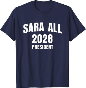 Sara All 2028 Sarah Duterte 2028 for Philippine President T-Shirt - T-Shirt | Navy
