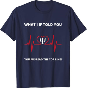 Cognitive Error Psychology T-Shirt - T-Shirt | Navy