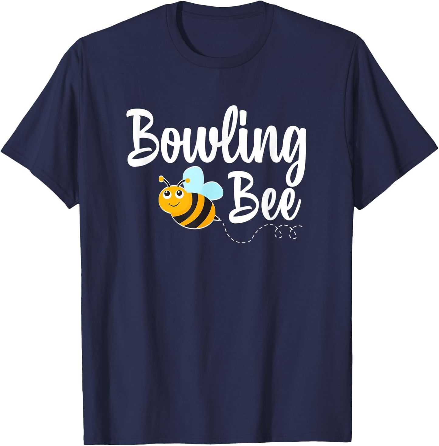 Bowling Bee Bowling Player Funny Bumblebee T-Shirt - T-Shirt | Navy