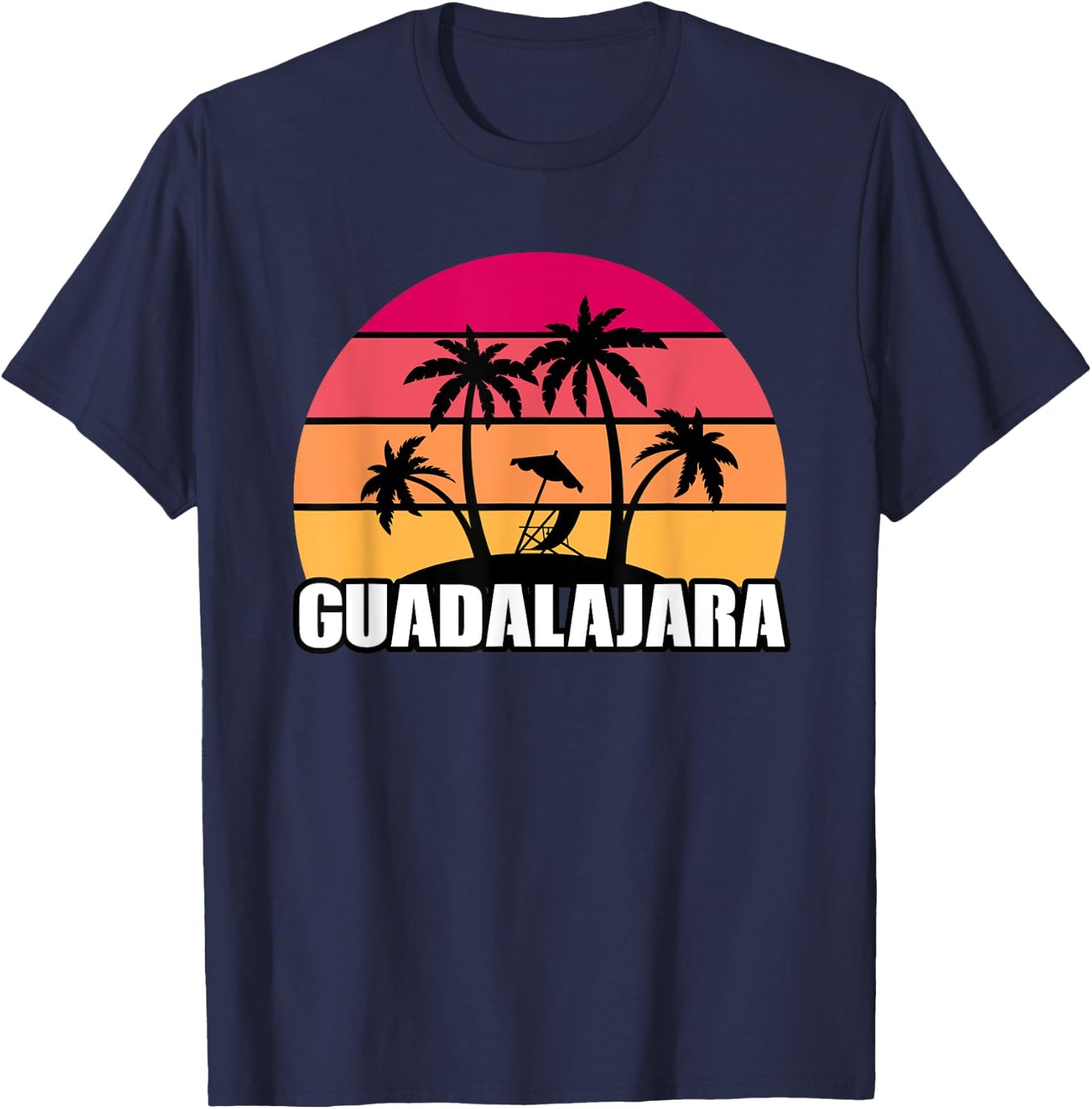Guadalajar Mexico T Shirt Guadalajara Vacation Souvenir Gift T-Shirt - T-Shirt | Navy