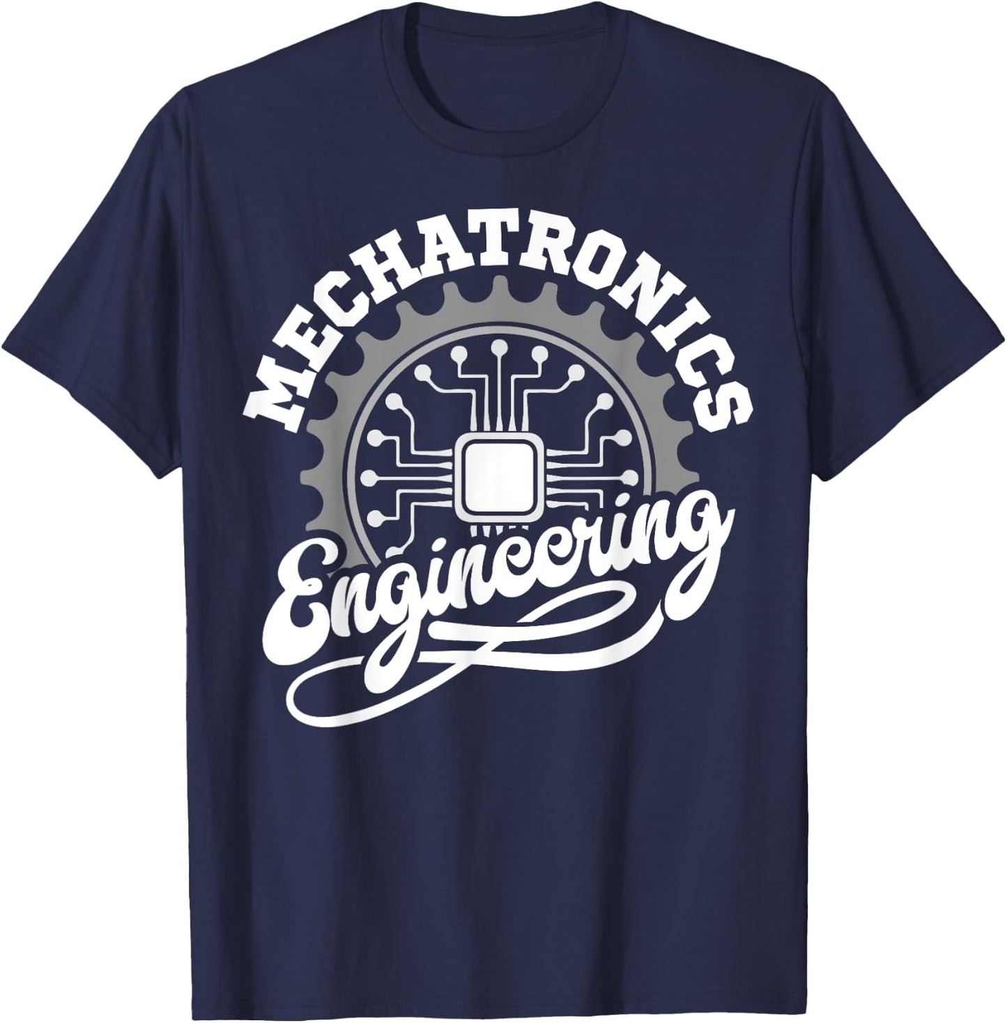 Mechatronics Engineer Electromechanical Mechanic Engineering T-Shirt - T-Shirt | Navy