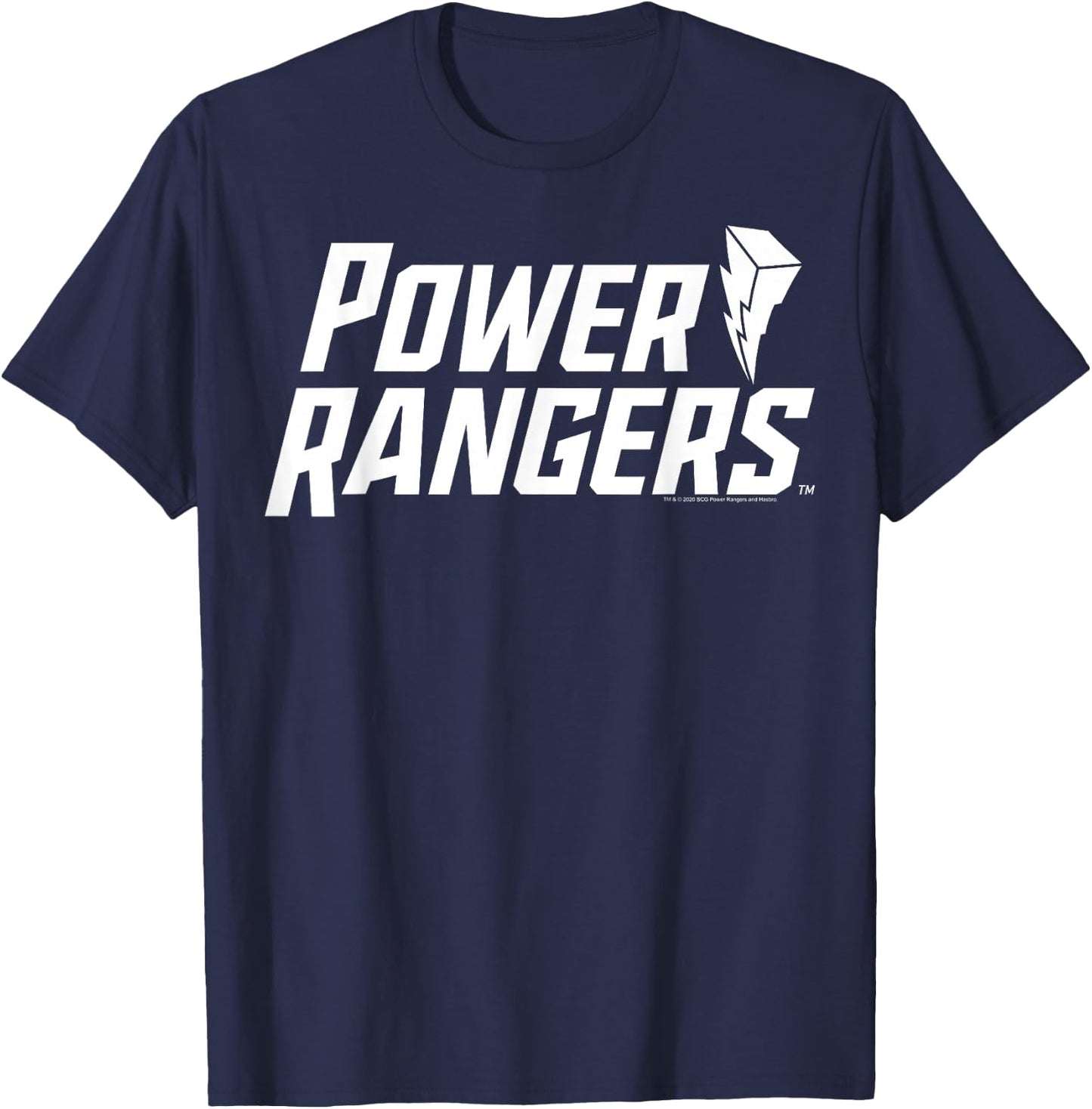 Power Rangers Simple Logo T-Shirt - T-Shirt | Navy
