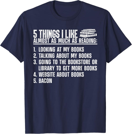 Cool Reading Women Kids Bookworm Reading Book Lover T-Shirt - T-Shirt | Navy