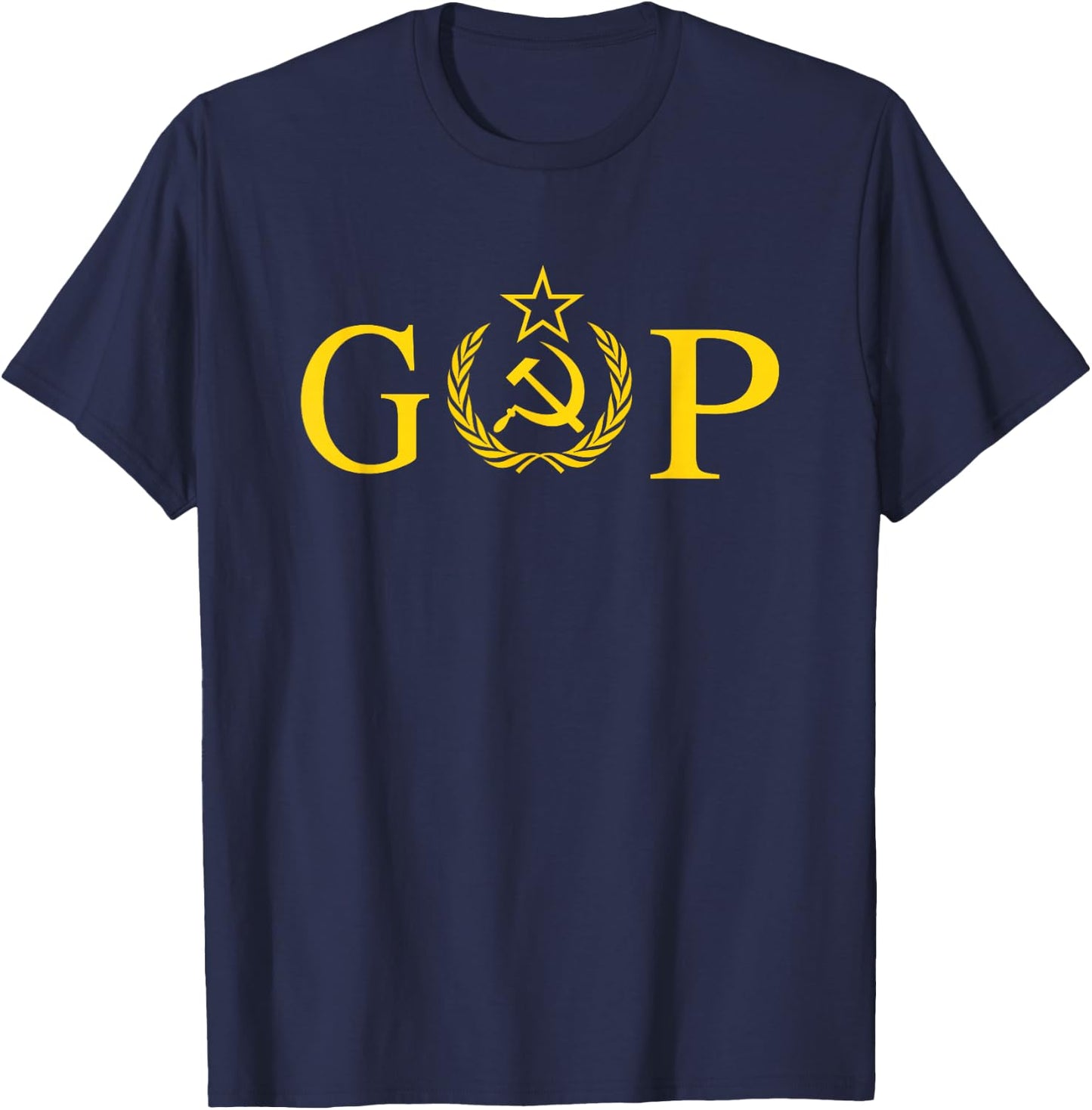 Anti Trump Russia Hammer & Sickle GOP Shirt T-Shirt - T-Shirt | Navy