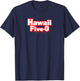 Hawaii Five-0 Retro Logo T-Shirt - T-Shirt | Navy