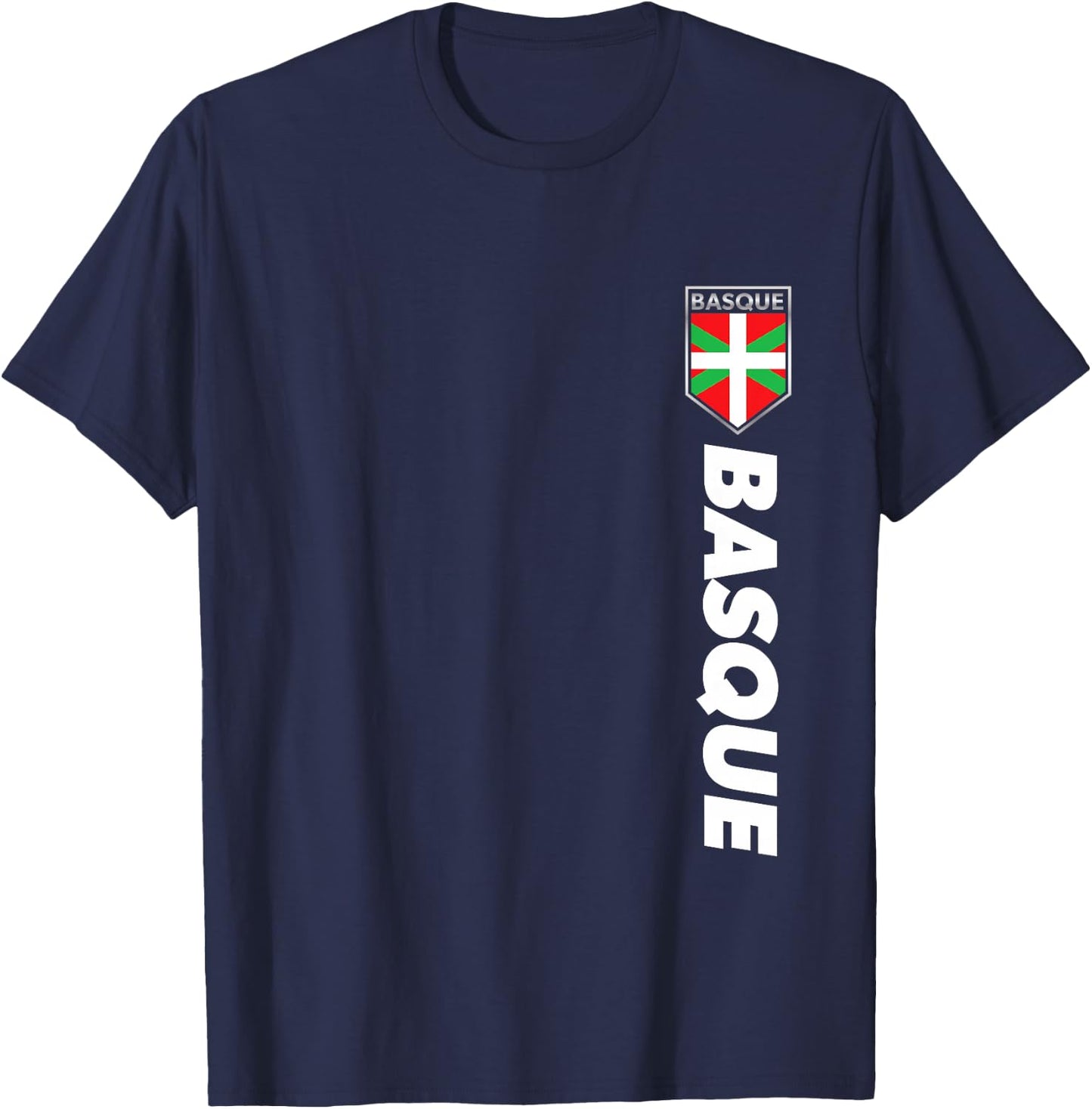 Basque Spain Victory Basque Football Jersey Style T-Shirt - T-Shirt | Navy