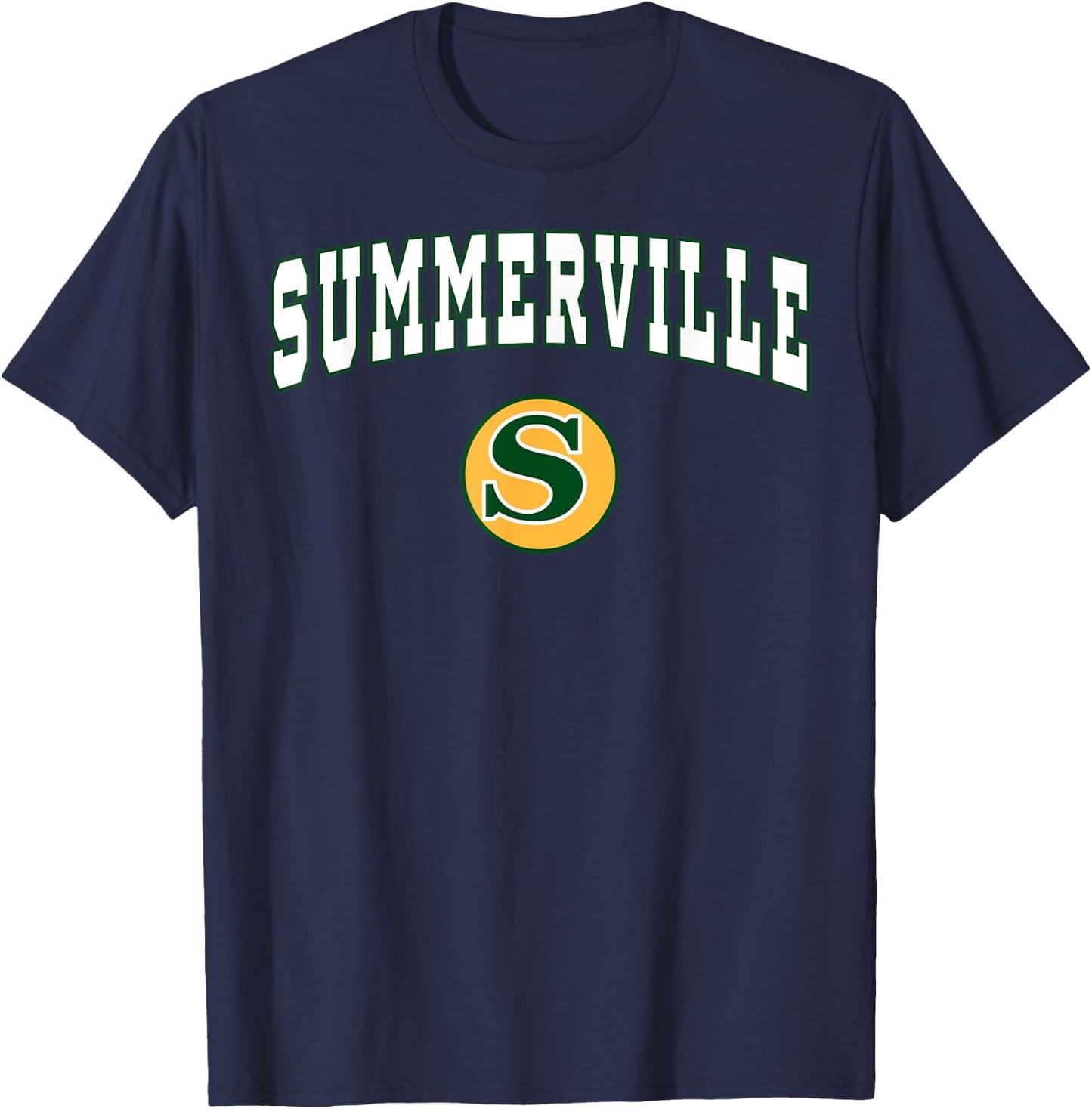 Summerville High School Green Waves C2 T-Shirt - T-Shirt | Navy