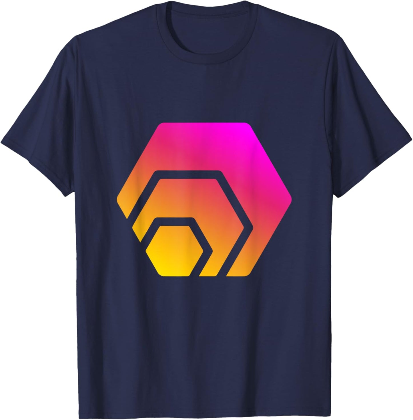 Hex Logo | The hex Crypto and hex Crypto Logo T-Shirt - T-Shirt | Navy