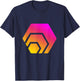 Hex Logo | The hex Crypto and hex Crypto Logo T-Shirt - T-Shirt | Navy